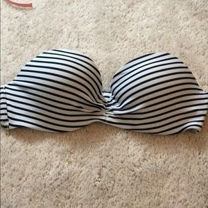 Striped bikini top women’s size 36 B